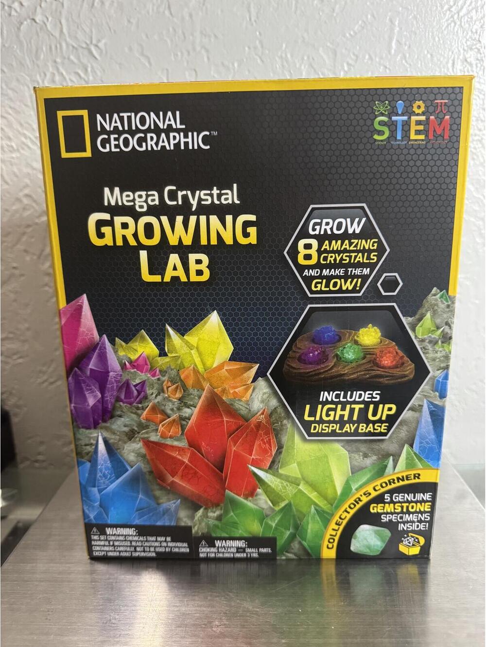 National Geographic Mega Crystal Growing Lab STEM Kit